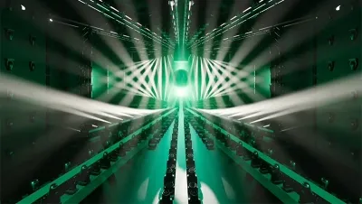 Espectáculo de luces 'HALO' en GETshow 2024
